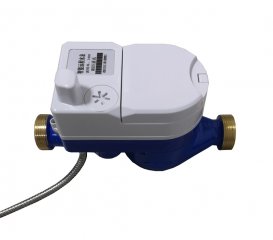 Photoelectric valve controlled remote water meter